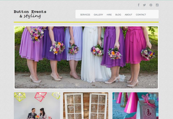 Button Events and Styling Web Design